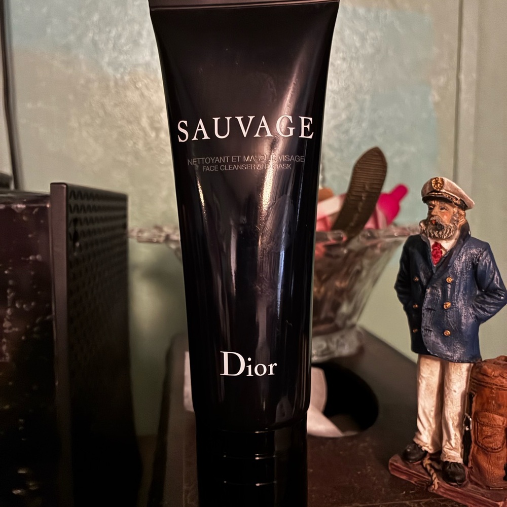 Dior Sauvage Face Cleanser - Mask Black New No Box - Picture 1 of 3